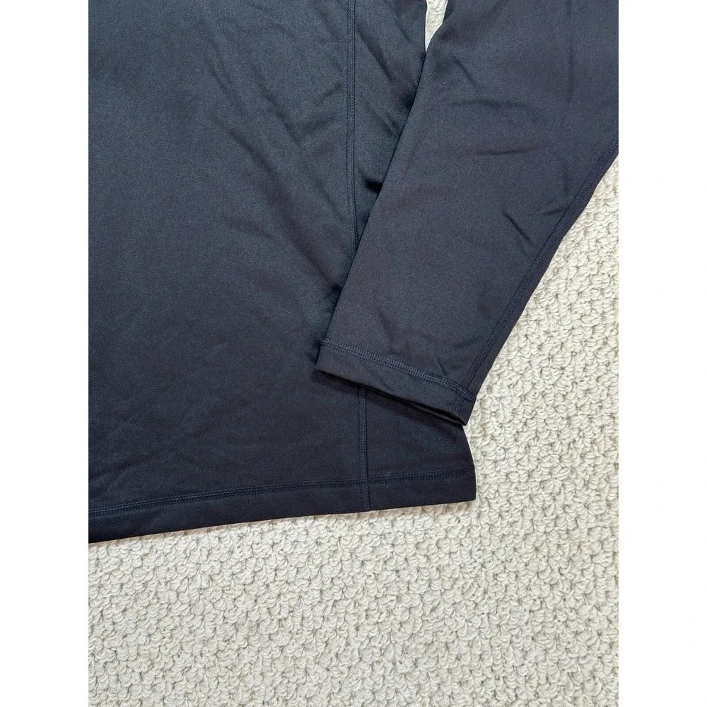 The North Face 1/4 Zip Pullover Mens L Black Tech Fleece Long Sleeve Performance